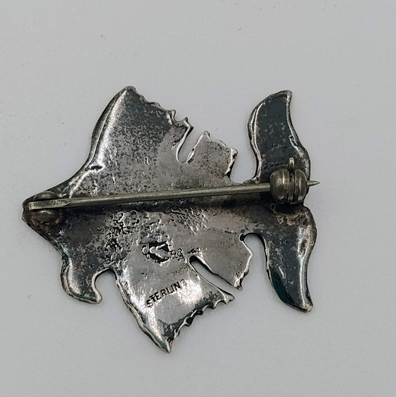 Sterling Silver Fish Pin - Picture 2 of 2